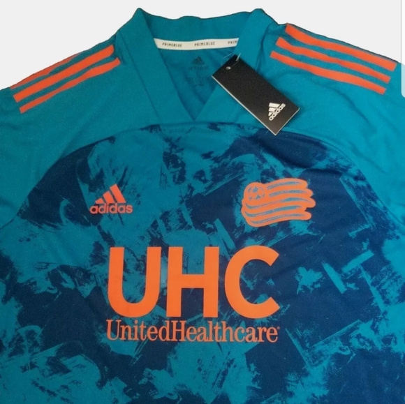 NWT Adidas MLS New England Revolution Soccer Condivo 20 PrimeBlue Jersey Mens L - Picture 5 of 12